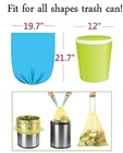 Bio Recycling &amp; Degradable Strong Rubbish Bags Bathroom Trash Can Liners for Bedroom Home Kitchen Office Car Waste Bin