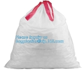 Biodegradable Compostable 13 Gallon Trash Bags Large Tall Kicthen Drawstring Strong Bags for Living Room Bedroom Bin Can