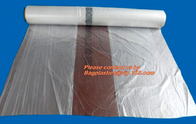 Pre-Folded masking film With Excellent Sealing Property, protective pretaped masking film, HDPE pre-taped masking film
