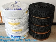 Tire Storage Bags Car Plastic Tire Bags For Automotive Interior Protection, Auto Repair Shops Tire Covers For Wheel
