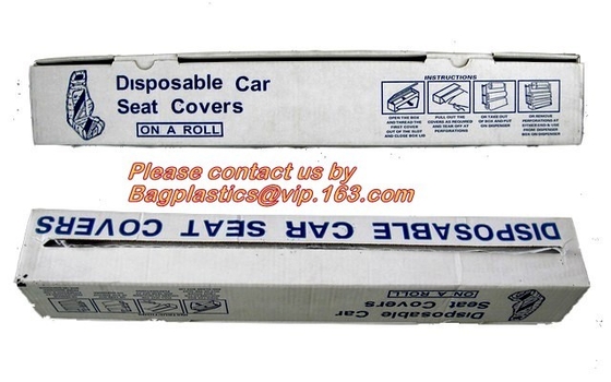 Car Disposable Plastic Seat Covers Universal Transparent Seat Protective Covers For Vehicles Cars Airplane Seat Covers