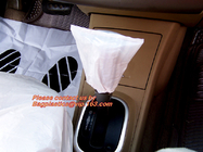 PAPER CAR FLOOR MAT No Slip Bottom Disposable Car Floor Mats Automotive Interior Protection, 5 In 1 Car Clean Kit