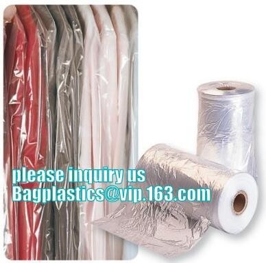Laundry & Dry Cleaning Bags,Customized LDPE printed plastic dry cleaning perforated bag on roll,garment bags for dresses