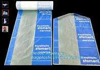 Disposable Thin Garment Protection Dry Cleaning Bags 100cm long,reusable dry cleaning cheer satin washable garment stora