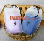 Biodegradable Cotton string LDPE plastic laundry bag custom poly bag drawstring bag,Customized Logo Printed Poly Drawstr
