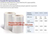 PE Shrink Film White 4m x 50m 210um,Automatic POF Film Heat Shrink Wrap,Food Grade POF shrinkable label Shrink Film pack