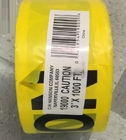 YelloRed DANGER Tape Caution Tape Roll 3-Inch Non-Adhesive Sharp Red Color Warning Tape,Caution Tape for Barrier Warning