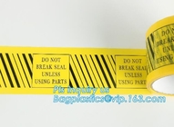 Tamper Proof Security Seal Tape Warranty Void Tape,hidden message OPENVOID/VOID tamper evident security tape bagease