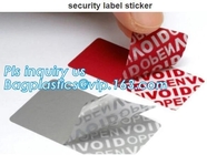 Warranty VOID If Seal Broken Custom Void Seal Sticker Label,torn invalid security label tamper proof VOID OPEN custom st
