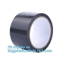Rubber Silver Cloth Duct Seam Sealing Tape with Free Samples,Heavy Duty Matt Cloth Gaffer Tape Black Colour No Residue D