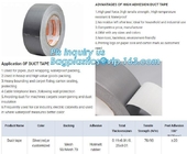 Heavy duty strong packing pvc silver colored cheap custom adhesive cloth duct tape,waterproof duct tape for wholesale