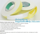 Industrial Strong Double Sided adhesive Tape With Carrier Tissue Foam Pet Bopp for automotive use eva foam pe foam