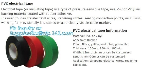 Custom TapeM  RP45 Tape for Electronics,PVC online hot sale wonder insulating wrapping electronic tape bagease package