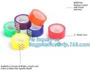 Gift Wrapping, office sealing need, Easy to tear, Colored Waterproof Self Adhesive Labelh Tape Label