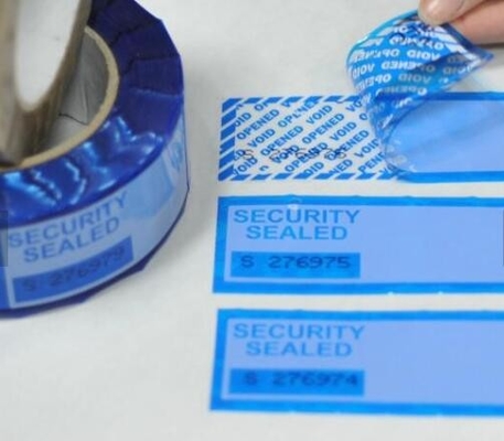 Environmental Destructive Warranty Void Tamper Evident Label Stickers Non Transfer VOID OPEN Label No Residue Sticker