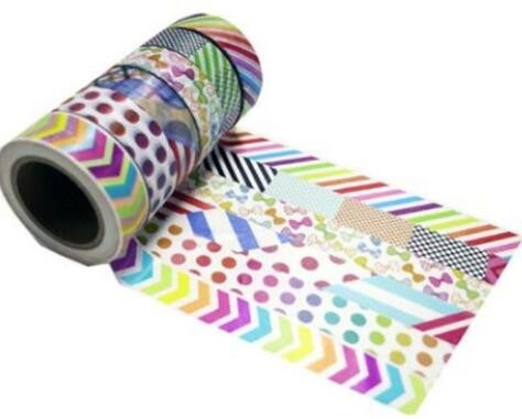 Halloween Christmas Festival Washi Tape Sticker Roll Custom Decorative Washi Paper Tape Glitter tape Cotton cloth tape