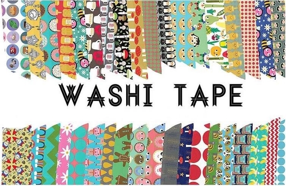 Washi Paper/Rice Paper/Masking Paper Waterproof Paper 50gsm Masking Adhesive Tape Sticky Adhesive Sticker Decorative