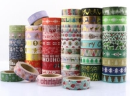 Plastic Core Washi Paper 5cm Japanese Paper Tape Card Crafting, Gift Box Package, Scrapbooking,Stationery Decoration