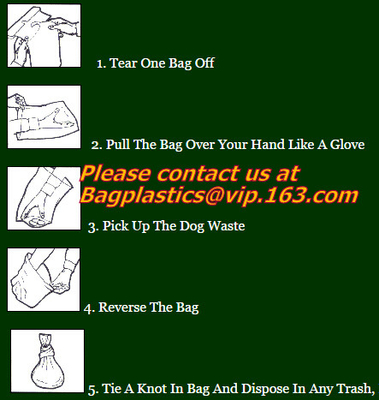 Environmental Protection Outdoor Dog Cleaning Waste Bag Pet Poop Bags pet waste bag, Pet Bag With Printing Pick Up Waste