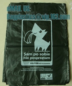 Earth-Friendly Dog Waste Bag Poop Bags Custom Printed Wholesale Biodegradable Pet Dog Poop Bag, BAGPLASTICS, BAGEASE, PA