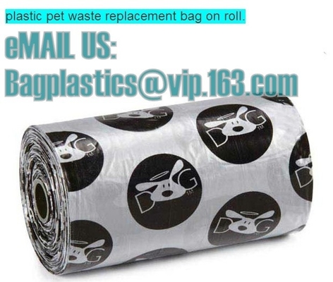 Earth-Friendly Dog Waste Bag Poop Bags Custom Printed Wholesale Biodegradable Pet Dog Poop Bag, BAGPLASTICS, BAGEASE, PA