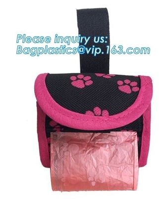 Bone Shape Plastic Custom Pet Dog Waste Bag with Dispenser, Dog shape Dog Waste Poop bags Holder pet Poop Bag Dispenser