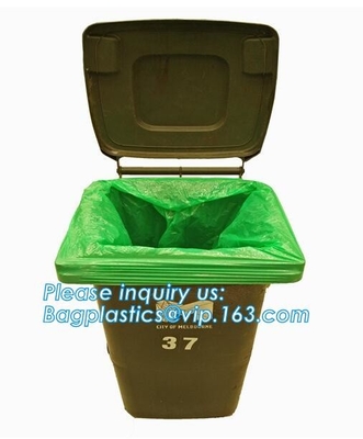 Biodegradable Compostable Scented High Quality HDPE Plastic Baby Nappy Sacks Baby Diaper Bags with Tie Handles, bagease