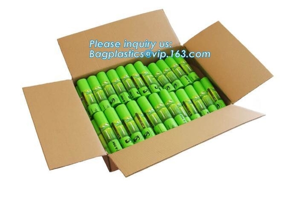 Biodegradable Compostable Scented High Quality HDPE Plastic Baby Nappy Sacks Baby Diaper Bags with Tie Handles, bagease
