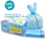 plastic t-shirt shape bag/ diaper sack bag with powder scent, biodegradable custom baby disposable diaper nappy bag, pac