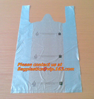 Vest Handle Sealing bags, Handle bags, Degradable T-shirt bag,biodegardable t-shirt bag