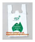 Custom Print Hdpe Plastic T Shirt Bags with Gusset, hdpe bags, ldpe bags, pp bags, sacks