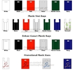 HDPE 100% virgin material transparent, t-shirt bags on roll, plastic t-shirt bags vest bag