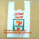 HDPE biodegradable bags, biodegadrable T-shirt bag,100%biodegradable bag EN13432
