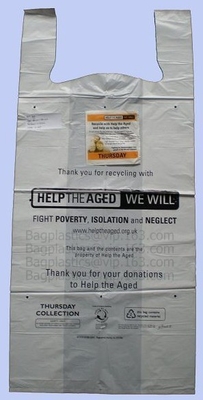 Compostable Charity Donation SACKS Recycling & Degradable Garbage Bags Rubbish Bags Wastebasket Liners Bags For Kitchen