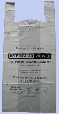 Compostable Charity Donation SACKS Recycling & Degradable Garbage Bags Rubbish Bags Wastebasket Liners Bags For Kitchen