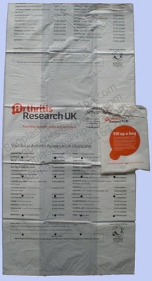 Compostable Charity Donation SACKS Recycling & Degradable Garbage Bags Rubbish Bags Wastebasket Liners Bags For Kitchen