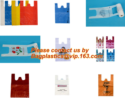 100% Enviroment PLA Bio Corn Starch Plastic Grocery Carry Packaging Manufacturer Compostable Shopping Bags