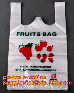 100% Enviroment PLA Bio Corn Starch Plastic Grocery Carry Packaging Manufacturer Compostable Shopping Bags