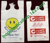 Compost bags Corn Starch Bags Factory Price OK Compost 100% Corn Starch Biodegradable T-Shirt Carry Bags
