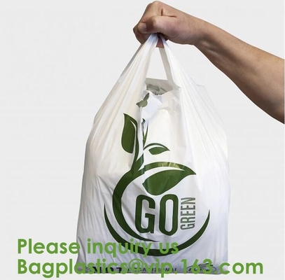 Corn Starch Compostable Bag Biodegradable Corn Starch PLA PBAT Fully Compostable Disposable Poo Bags, Sacks, Packaging