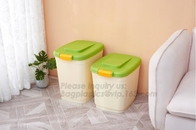 China Supplier Pets Accessories Dog Treat Jars Food Storage Container With Wheels, 5KG/10KG Promotion Plastic Pet Food S