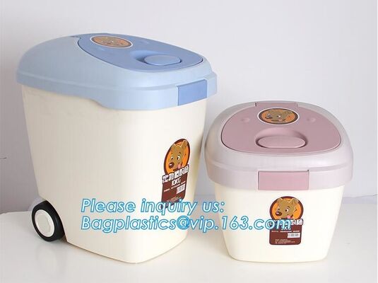 Pet Food Large Container Dog Cat Animal Storage Bin Dry Feed Seed 30L Containers, 10L Plastic Pet Dog Food Storage Conta