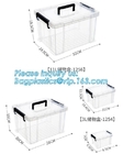 Customized Clear Household Large Storage Boxes With Lids, household large clear plastic storage box, Storage Box Clear