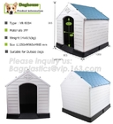 New Style Outdoor Breathless Removable Dog House Plastic Three Sizes Plastic Dog House, Cat Dog House Of Pet Home, bagea