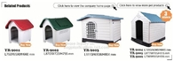 Outdoor Large Plastic Dog House For Large Breed Dog, Plastic Dog Transport House &amp; Box &amp; Cage, Fashion big dog apartment