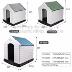 waterproof pet house large insulated plastic dog house, plastic dog kennel, Dog Product Plastic Durable Pet Dog House