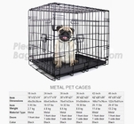 customized portable stainless steel aluminum metal folding big dog cage, dog kennels cages large outdoor durable dog hou