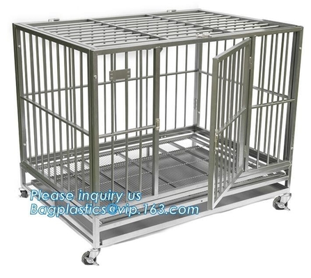 Wholesale Heavy Duty Custom Made Large Animal Pet Dog Cage ( stainless steel, metal, aluminum, iron,galvanized steel )