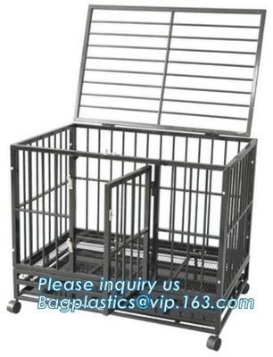 Wholesale Heavy Duty Custom Made Large Animal Pet Dog Cage ( stainless steel, metal, aluminum, iron,galvanized steel )