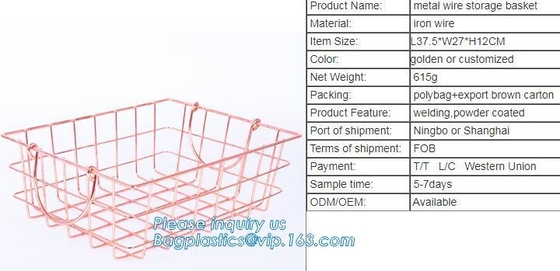 Metal Wire storage basket, Metal wire Under Shelf Storage Basket Space Saving Easy Cabinet Shelf Caddy Basket, kitchen b